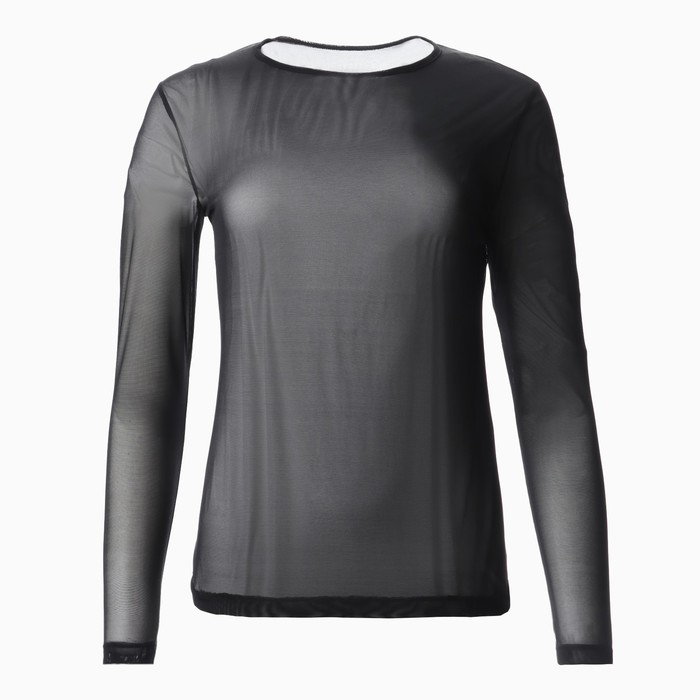 Джемпер сетка А.302848, цвет черный, р-р 50 (XL) 64264