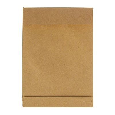 Крафт-пакет B4 250x353х40мм, силик/лента, 130г/м2
