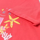 Футболка для девочки, цвет красный/summer, рост 134см - фото 24386214