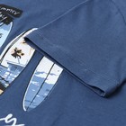 Футболка для мальчика, цвет синий/серфинг, рост 134 см 9758723