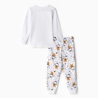 Пижама для девочки, цвет белый/пчёлка, рост 98 см - Фото 4