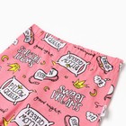 Пижама для девочки (лонгслив/штанишки), цвет розовый/заяц, рост 128 см - Фото 9