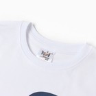 Пижама для мальчика (лонгслив/штанишки), цвет белый/синий/енот, рост 104см - фото 22367308