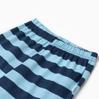 Пижама для мальчика (лонгслив/штанишки), цвет белый/синий/енот, рост 104см - фото 22367312