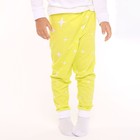 Пижама для мальчика (лонгслив/штанишки), цвет белый/жёлтый/пингвин, рост 122см - Фото 5