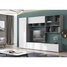 Гостиная «Айвори», 2706×519×1850 мм, цвет графит/белый - Фото 1