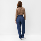Брюки женские джинсовые  MINAKU цвет темно-синий, р-р 46 - Фото 4