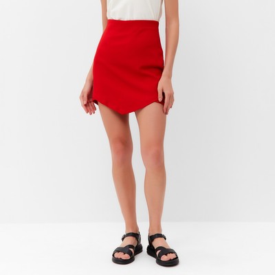 Юбка мини женская MINAKU: Casual Collection, красная, размер 44