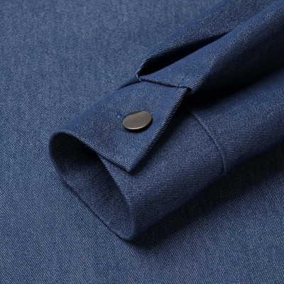 Рубашка женская MINAKU: Jeans Collection, размер 42, синяя