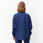 Рубашка женская MINAKU: Jeans Collection, размер 50, синий - Фото 6