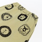 Ползунки детские, цвет олива/лев, рост 74 см - фото 24574922