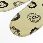 Ползунки детские, цвет олива/лев, рост 74 см - фото 24574923