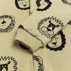 Кофточка детская, цвет олива/лев, рост 62 см - фото 42764278