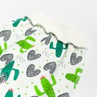 Комплект детский (распашонка, ползунки), цвет белый/кактусы, рост 68 см 9704245