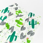 Штанишки детские, цвет белый/кактусы, рост 86 см - фото 24386223