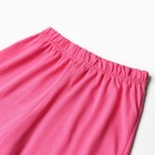 Комплект (футболка, шорты) для девочки, цвет молочный/розовый, рост 128-134 см (8 лет)  (артикул 9827069)  большой выбор товаров оптом и в розницу по низким ценам с доставкой