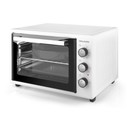 Мини-печь WILLMARK WOF-405W, 1500 Вт, 40 л, таймер, до 280°С, белая - Фото 1