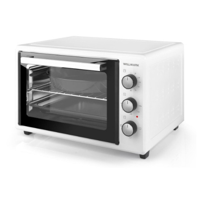 Мини-печь WILLMARK WOF-405W, 1500 Вт, 40 л, таймер, до 280°С, белая