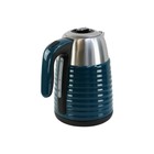 Чайник электрический WILLMARK WEK-1738PST, пластик, колба металл, 1.7 л, 2200 Вт, синий - Фото 2