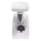 Мясорубка "Дива Люкс" ЭМШ 35/300-4, 1500 Вт, 0.6 кг/мин, 4 насадки, белая - фото 51341377