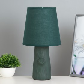 Настольная лампа "Пино" Е14 40Вт зеленый 18х18х35см