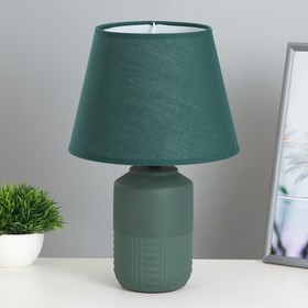 Настольная лампа "Лиана" Е14 40Вт зеленый 22х22х35см