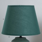 Настольная лампа "Лиана" Е14 40Вт зеленый 22х22х35см RISALUX - Фото 3