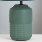 Настольная лампа "Лиана" Е14 40Вт зеленый 22х22х35см RISALUX - Фото 4