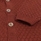 Комбинезон вязаный Крошка Я, р.80-86, кофейный - фото 50978170