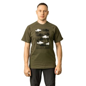

Футболка GRAYLING Fishes, цвет хаки, ткань хлопок, размер XXXL