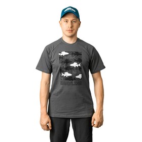 

Футболка GRAYLING Fishes, цвет графит, ткань хлопок, размер XXXL
