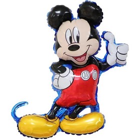 Шар фольгированный 17" мини-фигура "Микки Маус" (с клапаном)