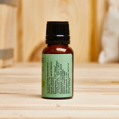 Эфирное масло «Мелисса» флакон-капельница 17 мл «Добропаровъ»