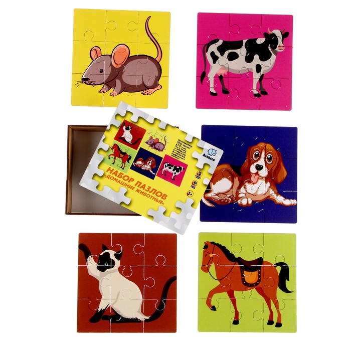 Пазлы «Домашние животные» 64310