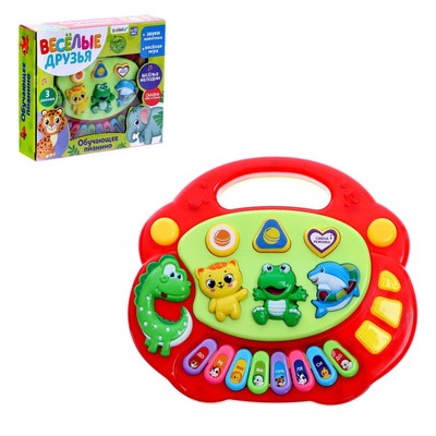 УЦЕНКА музыкальная игрушка‑пианино «Весёлые друзья», свет, звук, МИКС