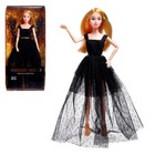 Кукла-модель шарнирная «Ксения - Модный показ» в чёрном платье, МИКС, уценка - фото 2781963