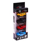 Набор металлических машин «Классика», 4 штуки, 1:48, инерция, открываются двери, уценка 9844111