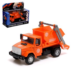 {{photo.Alt || photo.Description || 'Грузовик металлический «ЗИЛ «Чистый город», инерция, масштаб 1:43, подвижные детали кузова, уценка'}}