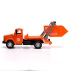 Грузовик металлический «ЗИЛ «Чистый город», инерция, масштаб 1:43, подвижные детали кузова, уценка 9844235