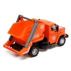 Грузовик металлический «ЗИЛ «Чистый город», инерция, масштаб 1:43, подвижные детали кузова, уценка 9844235