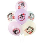 Шар латексный 12" «С ДР! Куколка», набор 25 шт., МИКС - фото 24200727