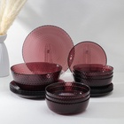 Набор посуды Luminarc «Идиллия», 19 предметов, стекло, лилак - Фото 11