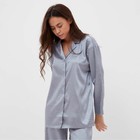 Комплект женский (рубашка, брюки) KAFTAN "Леопард", голубой, р.44-46 9663856 - фото 14206676