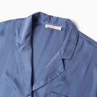 Пижама женская (рубашка и шорты) KAFTAN "Полоса" р.44-46, синий - Фото 8