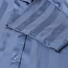 Пижама женская (рубашка и шорты) KAFTAN "Полоса" р.48-50, синий - Фото 9