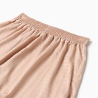 Пижама женская (рубашка и шорты) KAFTAN Silk, р.44-46, бежевый - Фото 9