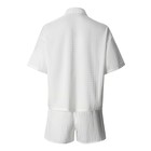 Пижама женская (рубашка и шорты) KAFTAN Silk, р.48-50, белый - Фото 10