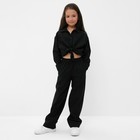 Костюм (рубашка и брюки) детский KAFTAN "Лен", р.30 (98-104 см) черный 9775968 - фото 10749837