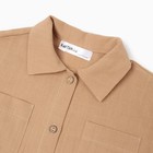 Костюм (рубашка и брюки) детский KAFTAN "Лен", размер 32 (110-116см) бежевый 9775974 - фото 14206731