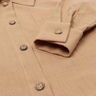 Костюм (рубашка и брюки) детский KAFTAN "Лен", размер 32 (110-116см) бежевый 9775974 - фото 14206733